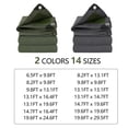 thumbnail image 3 of Multipurpose Canvas Tarp with Reinforced Edges Rustproof Grommets Heavy Duty 19.4oz Tarpaulin Cover for Tent Roof Camping, 3 of 7