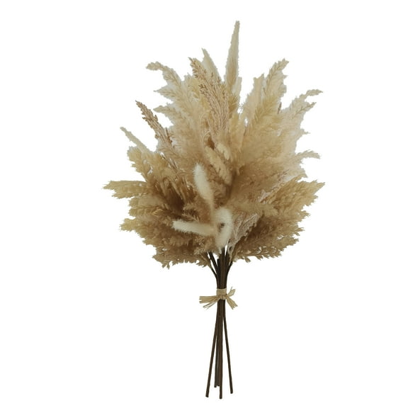 Mainstays Indoor 22 inch Artificial  Pampas Mixed Bouquet, Cream Color