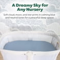 thumbnail image 3 of The Peanutshell Soft Cloud 4-Pack Fitted Bassinet Sheets, 3 of 8