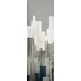 thumbnail image 2 of PI Studio 14x32 White Modern Wood Framed Museum Art Print Titled - Ripped City I, 2 of 4