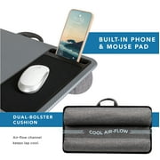 LapGear Home Office Lap Desk, Silver Carbon