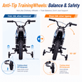 thumbnail image 2 of IVFJFV Electric Dirt Bike,up to 6.21 mph, 24V Electric Dirt Bike with Removable Training Wheels for Child 8+,BLUE, 2 of 8