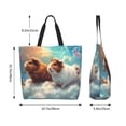 thumbnail image 5 of Naloa Cloud Guinea Pig Tote Bag for Women Large Capacity Shoulder Bag for College Work Travel Shopping, 5 of 8
