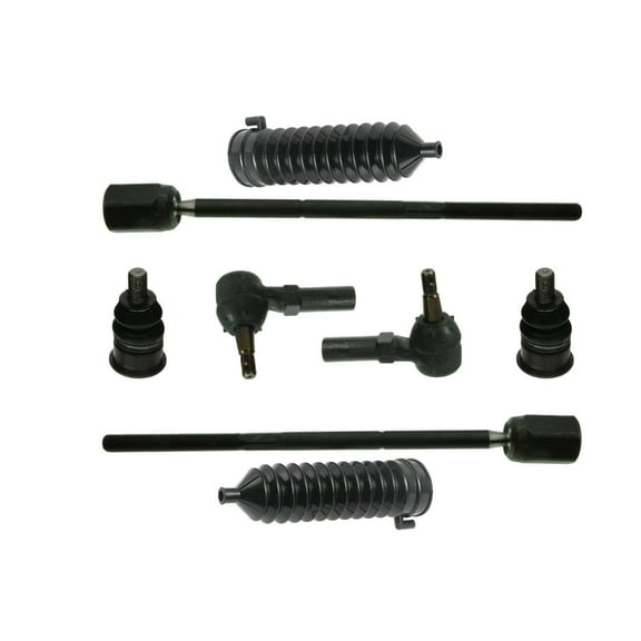 8 Pc Front Suspension Kit Lower Ball Joints Inner & Outer Tie Rod Ends w/ Boots Fits select: 1996-2007 FORD TAURUS, 1996-2005 MERCURY SABLE