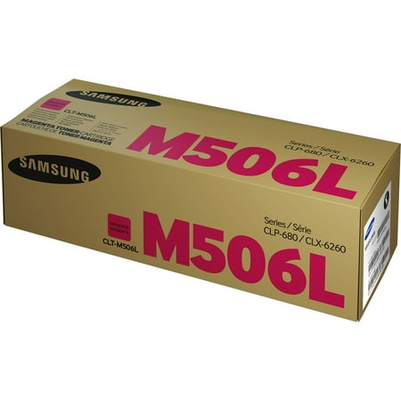 UPC: 0191628429226 | Samsung  HEWSU309A  CLT-M506L (SU309A) High Yield Magenta Toner Cartridge  1 Each