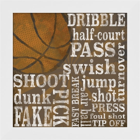Great Art Now All Star Sports IV by Tara Reed, Framed Wall Art, 14W x 14H
