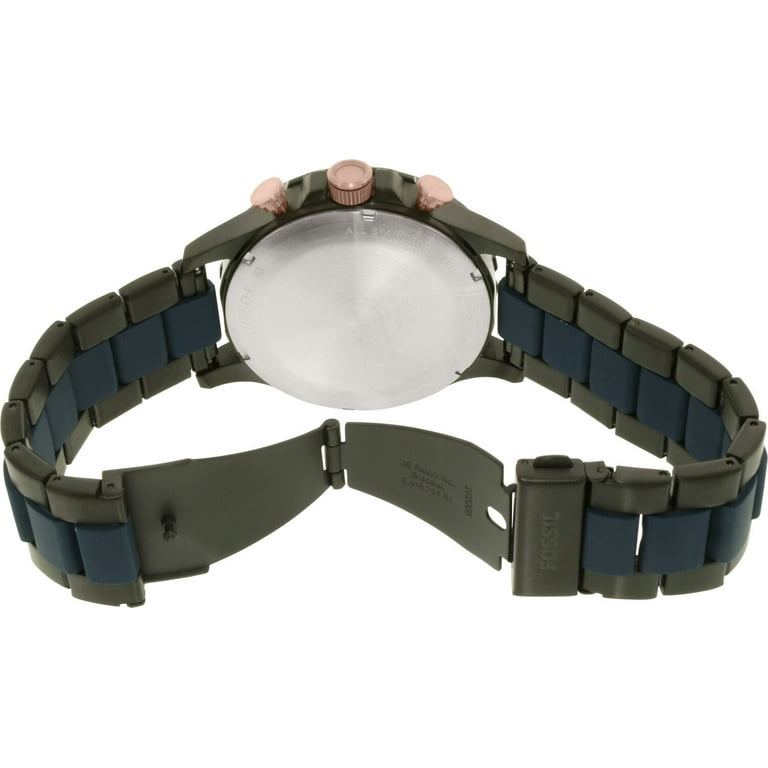 Men s Nate JR1494 Black Stainless Steel Quartz Dress Watch Walmart