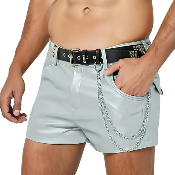 Men's Casual Shorts Slim Fit Comfortable Trousers for Everyday Wear with Button Detailing Ideal for Spring and Summer Fashion