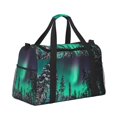 thumbnail image 2 of Disketp Northern Lights 2 Bolsa de Viaje Tipo Duffle, Bolso de Mano para Fin de Semana para Mujer, Bolsa de Gimnasio Ligera para Hombre, Esencial para Viajes, 2 of 7
