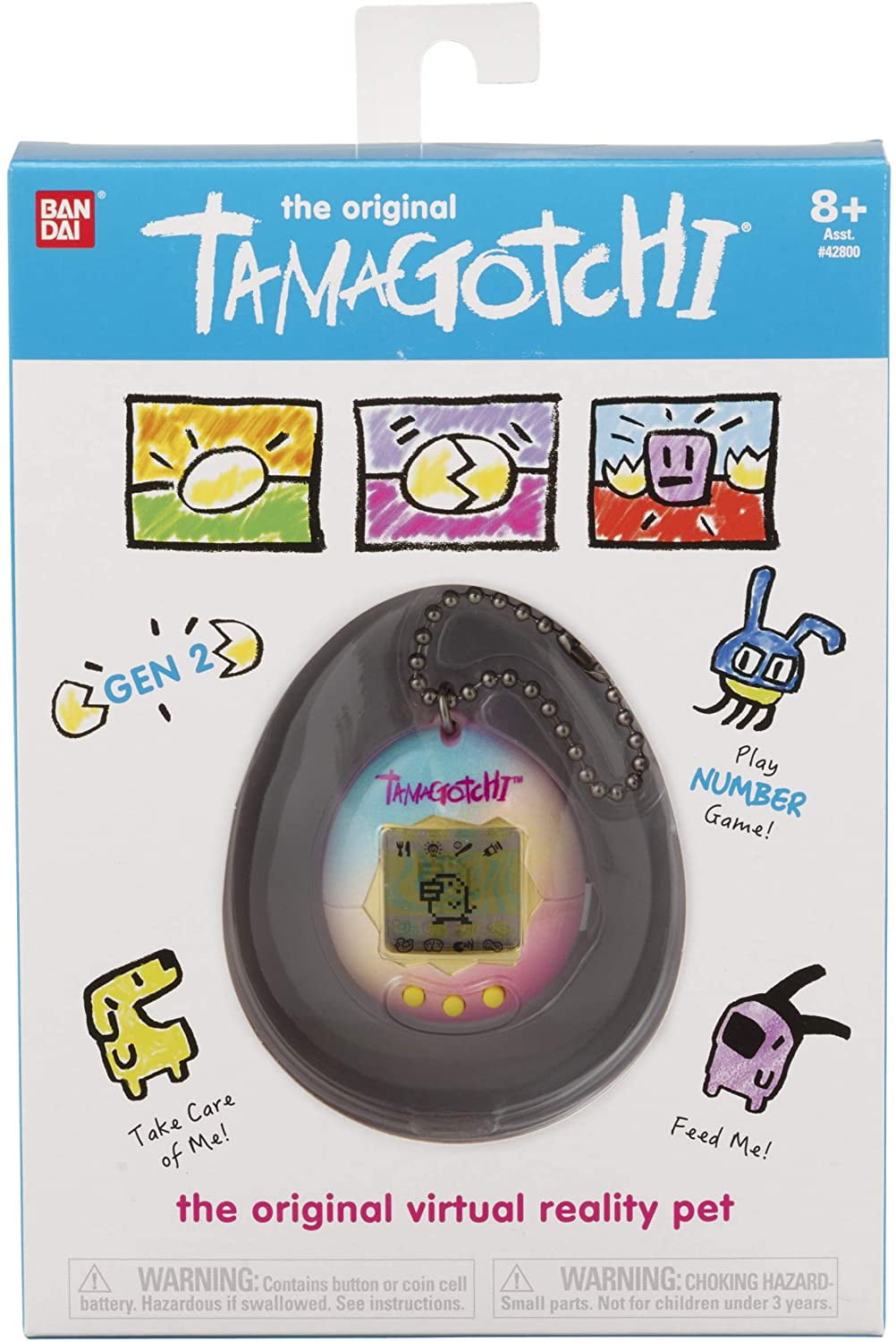 Tamagotchi Original Gen 1 2018 Virtual Reality Pet BANDAI New RARE LIME GREEN 