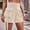 Khaki, variant on NTACZA High Waisted Womens Cargo Shorts Outdoors Work Shorts Hiking Athletic Ladies Shorts L