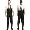 thumbnail image 4 of Generic Black PVC Fishing Wader, Size 43, Durable Waterproof Boots for Outdoor Activities, 4 of 7