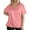 Pink, variant on Trendy Plus Size Women's T-Shirt V Neck Casual Summer Top for Everyday Wear Comfortable Fashion Piece Women's Crew Neck Shirt Basic Short Sleeves Summer T Shirt Tops