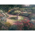 thumbnail image 2 of Unknown 14x12 White Modern Wood Framed Museum Art Print Titled - Garden Pedestal, 2 of 4