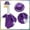 #-【Purple | 1x Goose Outfit + 1x Hat】, variant on Tricolor Sequined Pet Clothes - Outdoor Garden Dog Cat Costume Matching Sequined Hat Included Party Outfit for Dog Cat Festive, Green, JASKFLY