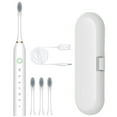 thumbnail image 6 of Jubipavy New Electric Toothbrush with 4 Brush Heads with Toothbrush Box 6 Cleaning Modes IPX7 Water Proofing Electric Toothbrush, 6 of 9
