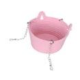 thumbnail image 4 of Cesta de cama de rata colgante de hamaca de rata Pequeña RESTA CASA de LA CASA PEQUEÑa PETA Casa colgante de chinchilla para hámster de planeador de Rosa, 4 of 8