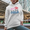 thumbnail image 2 of My Heart Is on That Field, Baseball Art Merch Gift, White Hooded Sweatshirt or Hoodie, 3XL, 2 of 5