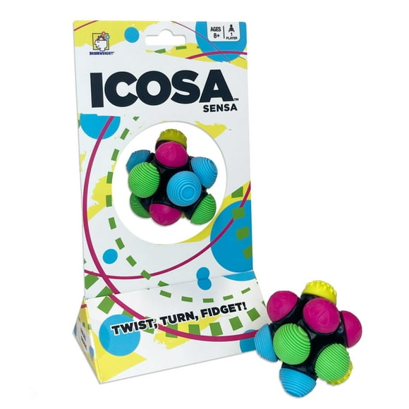 Brainwright - Icosa Sensa - la Balle Anti-Stress Atomique. Tourne-Tour Anti-Stress!
