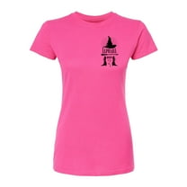 Wicked - Elphaba Hat And Shoes - Juniors Fitted Graphic T-Shirt