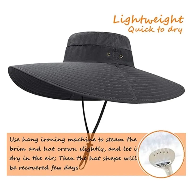 Super Wide Brim Sun Hat-UPF50+ 