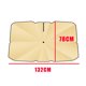 thumbnail image 3 of Parasol dorado para parabrisas de coche, sombrilla delantera, sombrilla plegable, protección de verano, aislamiento térmico para coche, accesorios para coche, 3 of 5