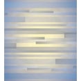 thumbnail image 3 of Ambesonne Minimalist Duvet Cover Set, Long Striped Forms, Queen, Pale Yellow Blue, 3 of 3