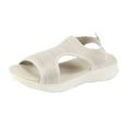 thumbnail image 2 of Clear Sandals for Women, Women Solid-Color Casual Fashionable Hollow Low-Heel Sandals, 2 of 4