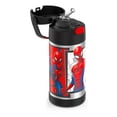 thumbnail image 2 of Botella de acero inoxidable THERMOS FUNTAINER de 12 onzas con pajita aislante al vacío para niños, Spider-Man., 2 of 10