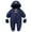 Dark Blue, variant on QHFBli Toddler Snowsuit Baby Winter Clothes Boy Girl Snow Wear