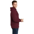 thumbnail image 3 of Sport Tek Adult Male Men Hooded Plain Long Sleeves Sweatshirt Maroon Large, 3 of 6