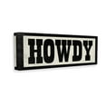 thumbnail image 4 of Stupell Industries Vintage Howdy Sign Typography Painting Gallery Wrapped Canvas Art Print Wall Art, 24 x 10, 4 of 8