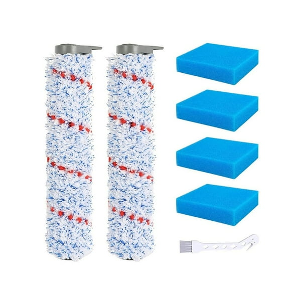Compatible with TINECO floor sweeper HF10E-01 series replacement parts, including roller brush, filter cotton, and cleaning brush set