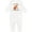 AA-White, variant on 1st Birthday Woodland Fox Baby Romper Coveralls