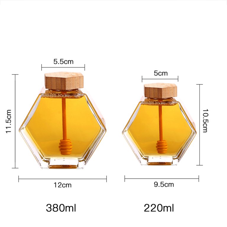 Hexagon Food Storage Container Honey Jar Chili Sauce Mayonnaise Salad  Dressing Glass Bottle 100ml 180ml 280ml 380ml 500ml 730ml - Buy Hexagon  Food Storage Container Honey Jar Chili Sauce Mayonnaise Salad Dressing