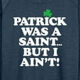 thumbnail image 3 of Instant Message - Patrick Was A Saint I Aint - Women's Lightweight French Terry Long Sleeve Shirt, 3 of 6