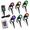 6 lights, variant on 6 Lights RGBW Outdoor LED Spotlights with Timer for Yard Garden Landscape Lighting