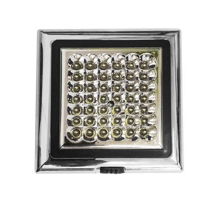 42 Led White Car Interior Ceiling Square Shaped Dome Roof Lamp