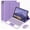 Lavender, variant on Detachable Bluetooth Keyboard Case with Multi-Touch Trackpad & 2.4G Wireless Mouse for 2025 Lenovo Idea Tab Plus 12.1" / Tab K12, Round Keys,Pink