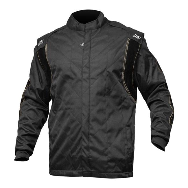 k1 race gear racing kart jacket (black, small)
