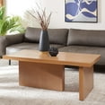 thumbnail image 2 of SAFAVIEH Assana Modern Rectangle Coffee Table, Sand (47.2 in. W x 23.6 in. D x 19.7 in. H), 2 of 11