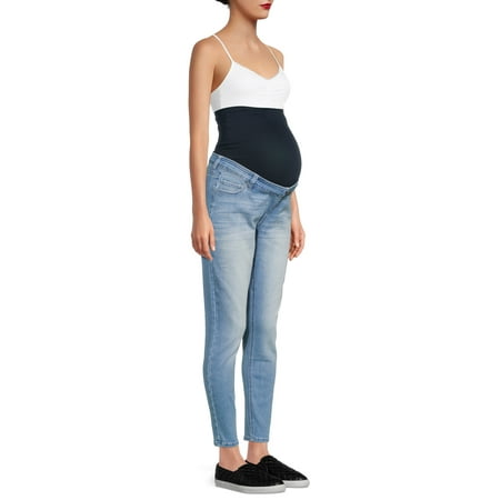 

Time and Tru Women s Maternity Skinny Jeans