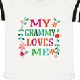 thumbnail image 3 of Inktastic My Grammy Loves Me Girls Apparel Gift Baby Girl Bodysuit, 3 of 4