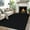 Black, variant on Washable Area Rug 3x5 Ft Non Slip Rugs for Entryway, Braided Rubber Backed Throw Rugs Door Mat Indoor Outdoor Entrance, Cotton Woven Carpet for Kitchen Foyer Front Door, Taupe/Coffee