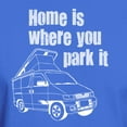 thumbnail image 3 of CafePress - Home Is Where You Park It Dark T Shirt - Men's Classic Graphic Cotton T-Shirt, 3 of 4