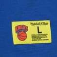 thumbnail image 5 of Men's Mitchell & Ness Blue New York Knicks Hardwood Classics Neon Nights Premium T-Shirt, 5 of 5