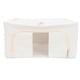 thumbnail image 1 of Fabric Storage Bins, Multi-Functional, Large Capacity, Foldable, Thick, Cotton and Linen, with Steel Frame, for Clothes, 100L, 60 x 42 x 40 cm, 1 of 4