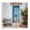 Blue Doorway Greece, variant on Stupell Industries Tree & Blue Doorway Town & City Painting Black Floater Framed Canvas Art Print Wall Art, 18 x 18
