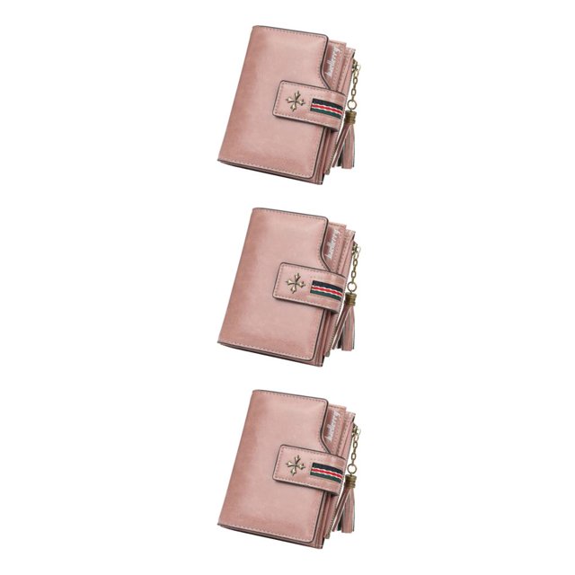Qarigey Cartera de cuero portátil Monedero de almacenamiento plegable Fiesta de viaje Titular de la tarjeta de crédito Bolsa de transporte Type1 NO1