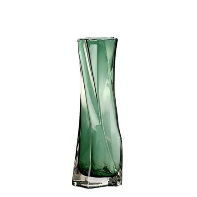 Flower Vase Large Size Twisted Glass Flower Pot Shape Floor Vase Decorative Tall Glass Vases Modern For Living Room Twisted Tall Creative Vase Small